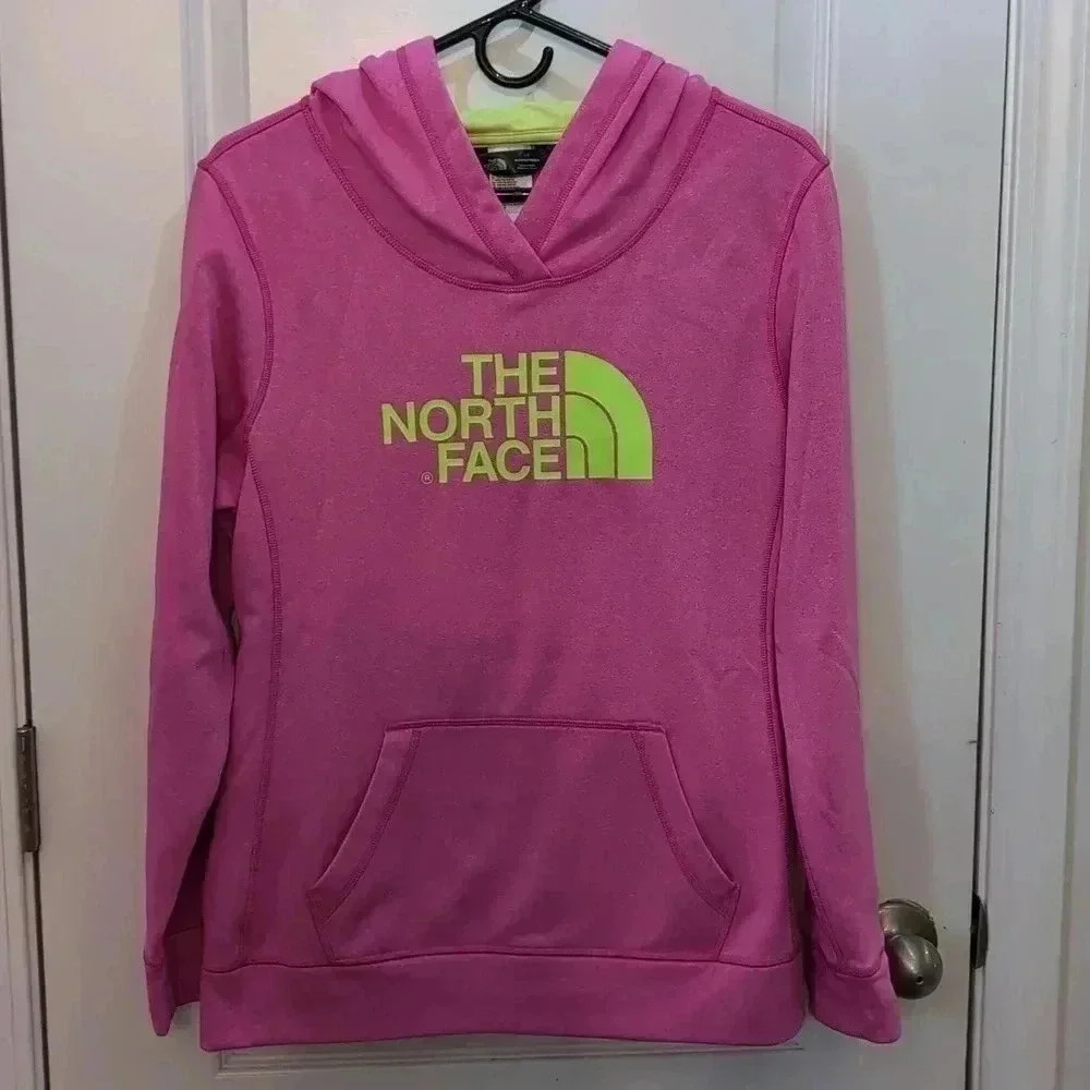 The North Face women's big logo pull over hoodie